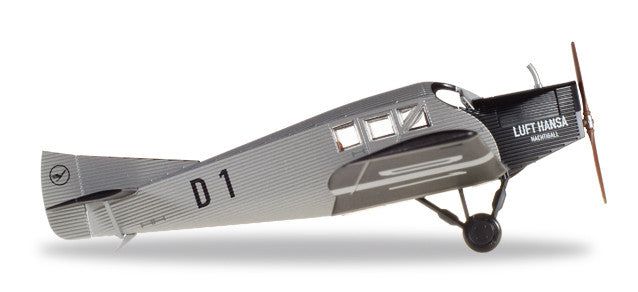 019354 | Herpa Wings 1:87 | Junkers F.13 Luft Hansa D1, 'Nachtigall' (plastic)**PRE OWNED**