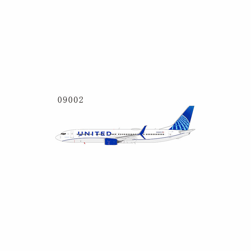 NG09002 | NG Models 1:200 | Boeing 737-900ER/w United Airlines N38459 (Blue Evolution c/s) (with stand)