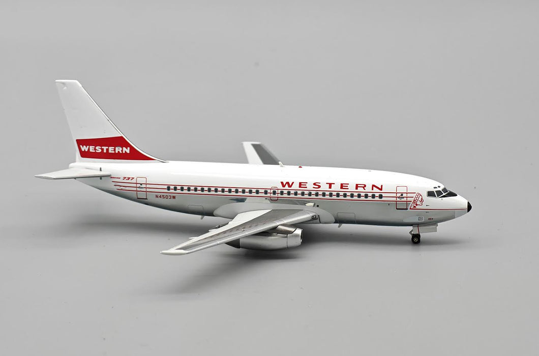 IF732WA-625P | InFlight200 1:200 | Boeing 737-247 Western Airlines N4503W polished with stand | was due July 2025