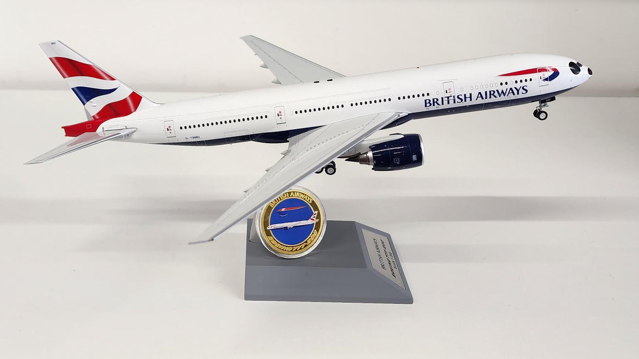 ARDBA85 | ARD Models 1:200 | Boeing 777-200ER British Airways G-YMMH, 'Panda' (with stand)