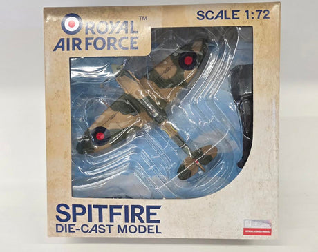 Corgi 1:72 scale die-cast model of a Supermarine Spitfire RAF aircraft.