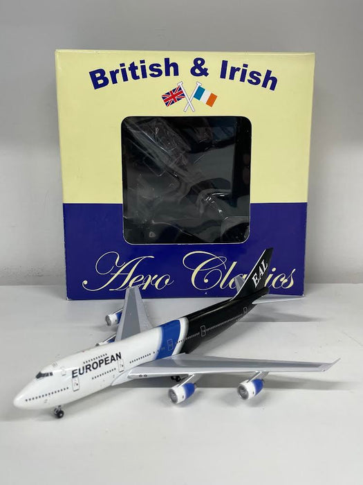 ACGBDXH | Aeroclassics 1:400 | Boeing 747-200 EAL European Air Charter G-BDXH **PRE-OWNED**