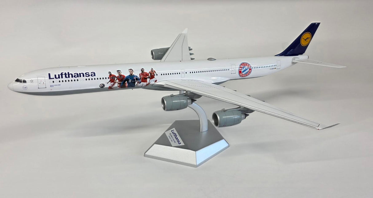 L2281 | SQ Wings 1:200 | Airbus 340-600 Lufthansa D-AIHK FC Bayern München special colours