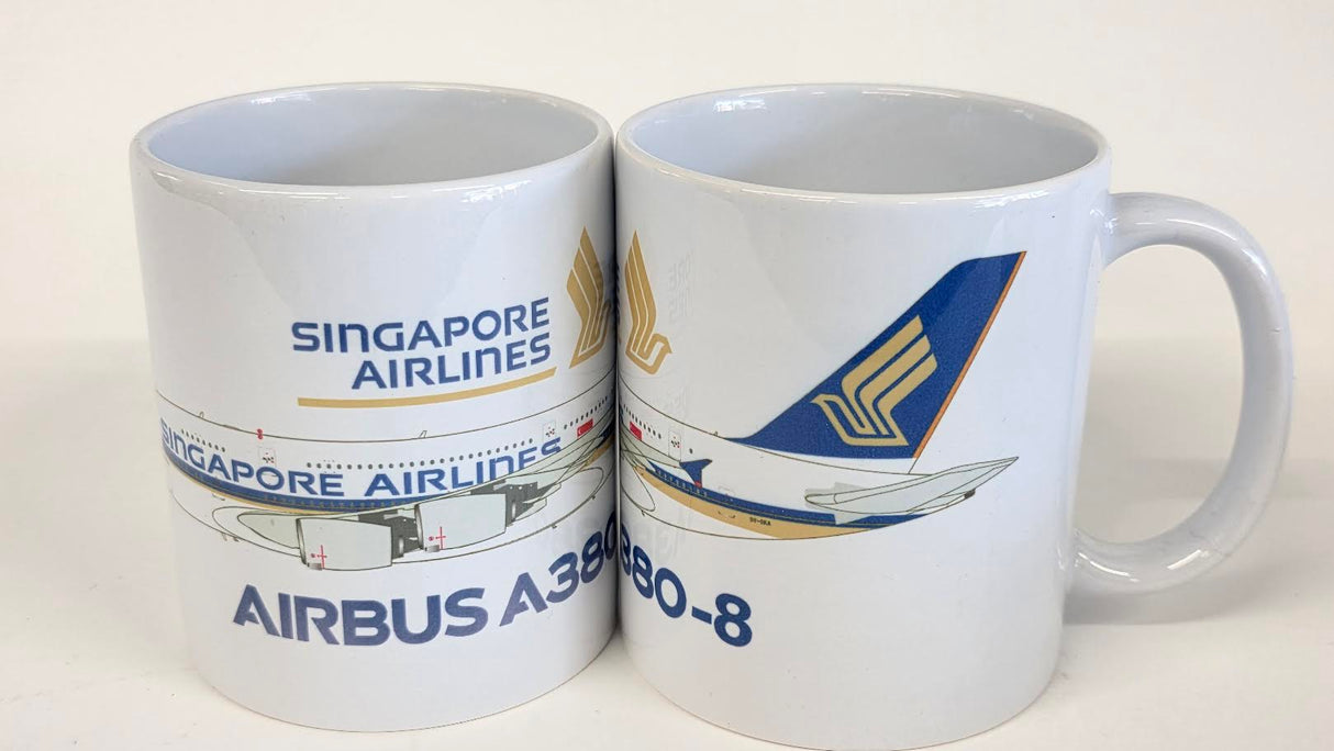 MUGSIAA380 | Coffee Mug | Airbus A380 Singapore Airlines