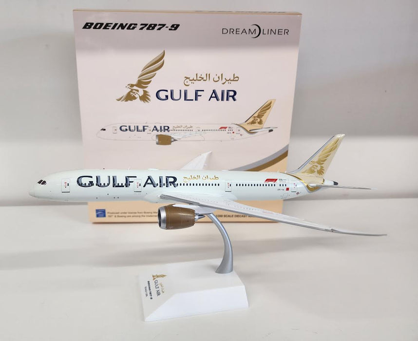 XX2134 | JC Wings 1:200 | Boeing 787-9 Gulf Air A9C-FA (new colours, with stand)