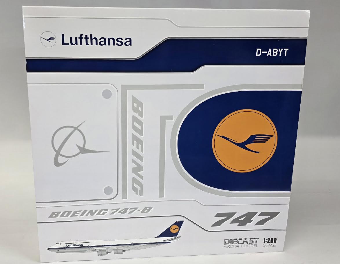 XX20454 | JC Wings 1:200 | Boeing 747-8 Lufthansa Retro Reg D-ABYT