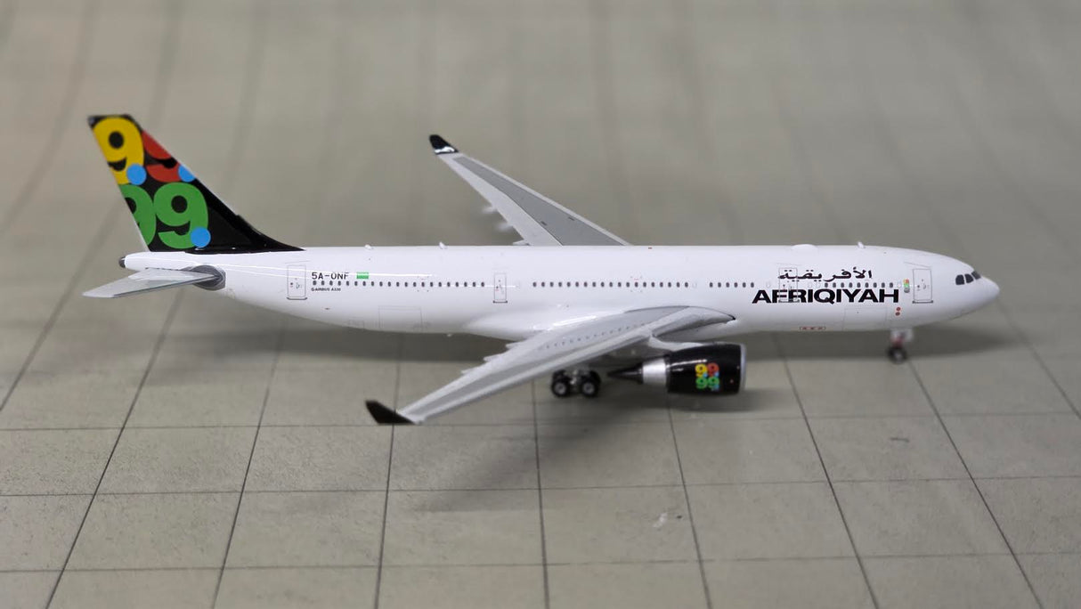 PH12061 | Phoenix 1:400 | Airbus A330-200 Afriqiyah 5A-ONF, 'Green Libyan Flag'