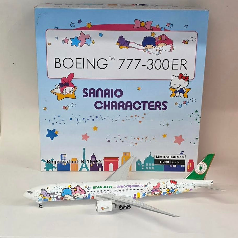 EAG200009 | Eagle 1:200 | Boeing 777-300ER Eva Air B-16722, 'Hello Kitty Shining Star'