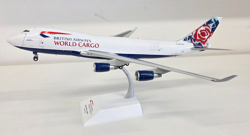 SA2008C | JC Wings 1:200 | Boeing 747-400F(SCD) British Airways Cargo N495MC (with stand)