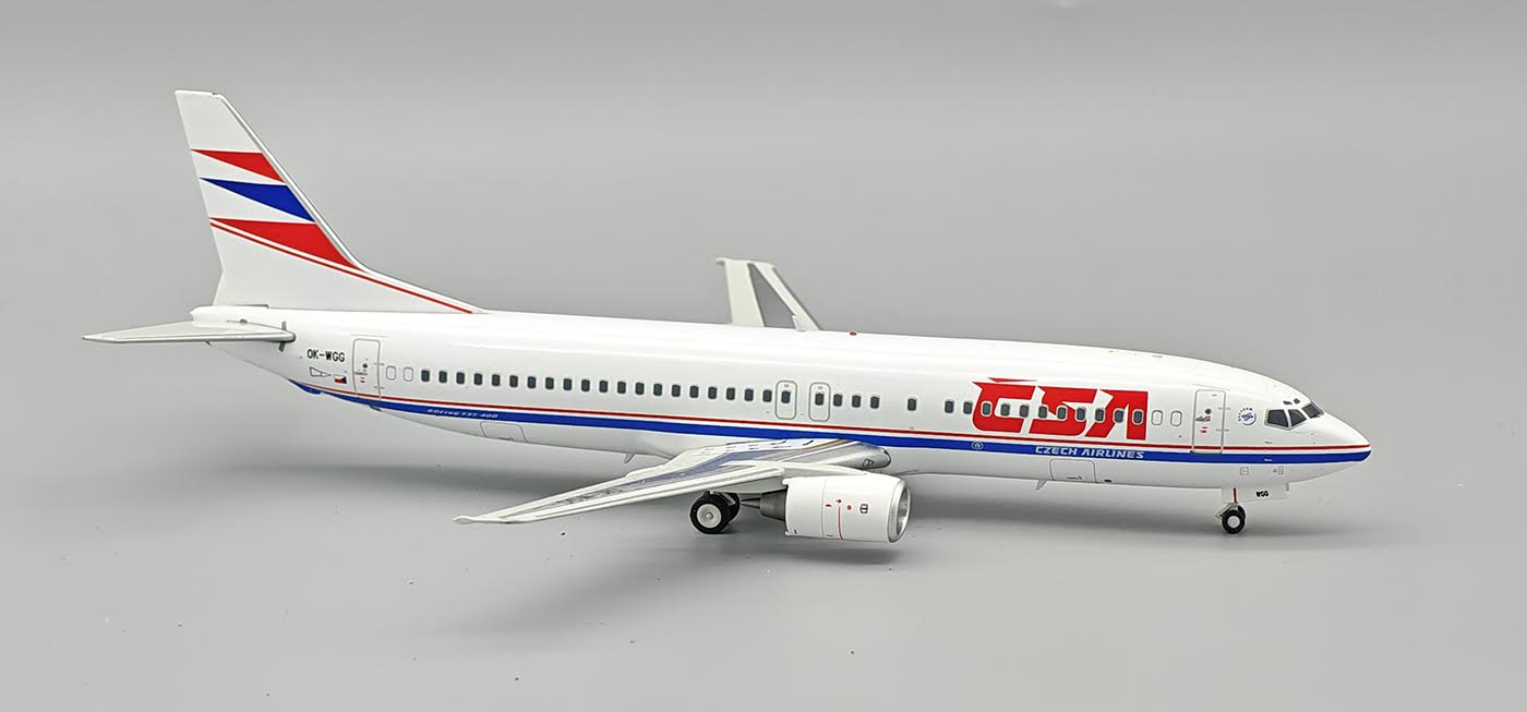 IF734OK0725 | InFlight200 1:200 | Boeing 737-4Y0 CSA - Czech Airlines OK-WGG with stand | is due July 2025