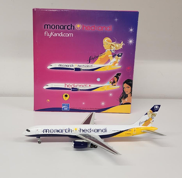 RUS010 | Russell Plastic Models 1:200 | Boeing 757-200 Monarch Airlines 'HedKandi' G-MONJ (2008)