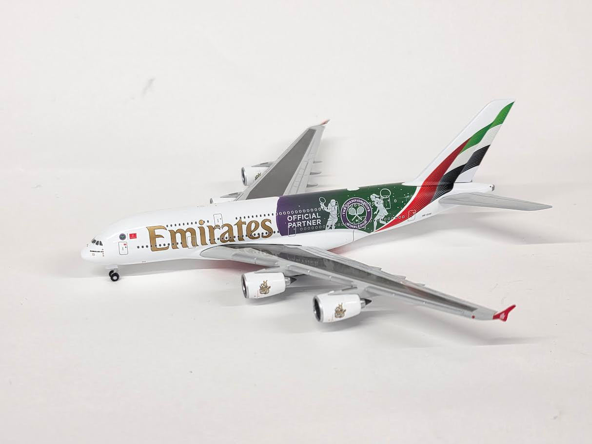 538664 | Herpa Wings 1:500 | Airbus A380 Emirates Wimbledon Official Partner – A6-EOE