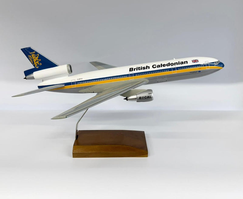 BC-100DC10 | Fibreglass Desktop Models 1:100 | McDonald Douglas DC10 British Caledonian G-BFGI