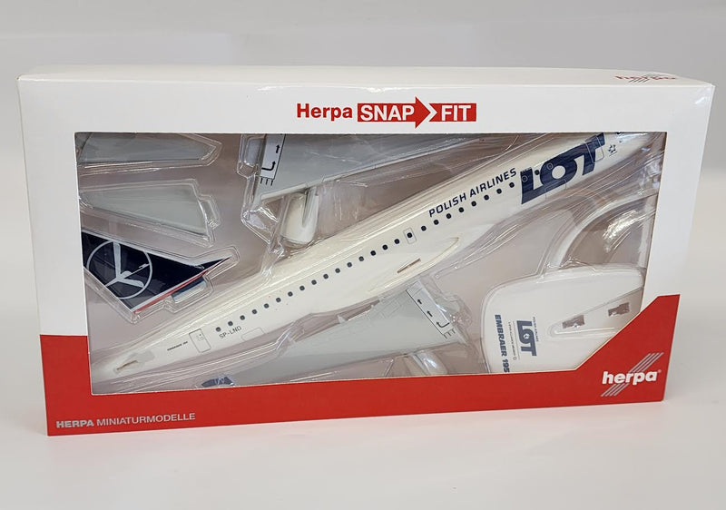 000-195 | Herpa Snap-Fit 1:250 | LOT Embraer 195