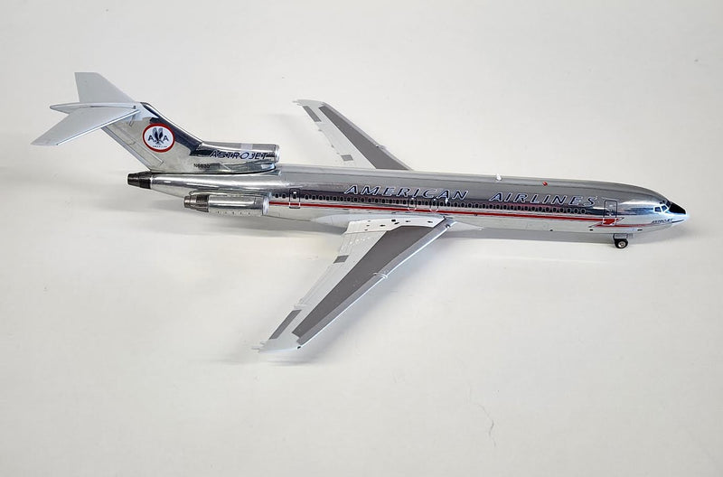 IF722AA0123P | InFlight200 1:200 | Boeing 727-223 American Airlines 'polished' N6830 (with stand)