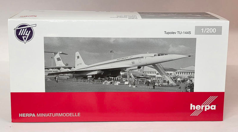573870 | Herpa Wings 1:200 | Tupolev TU-144S Tupolev Design Bureau, Le Bourget 1975 – CCCP-77144