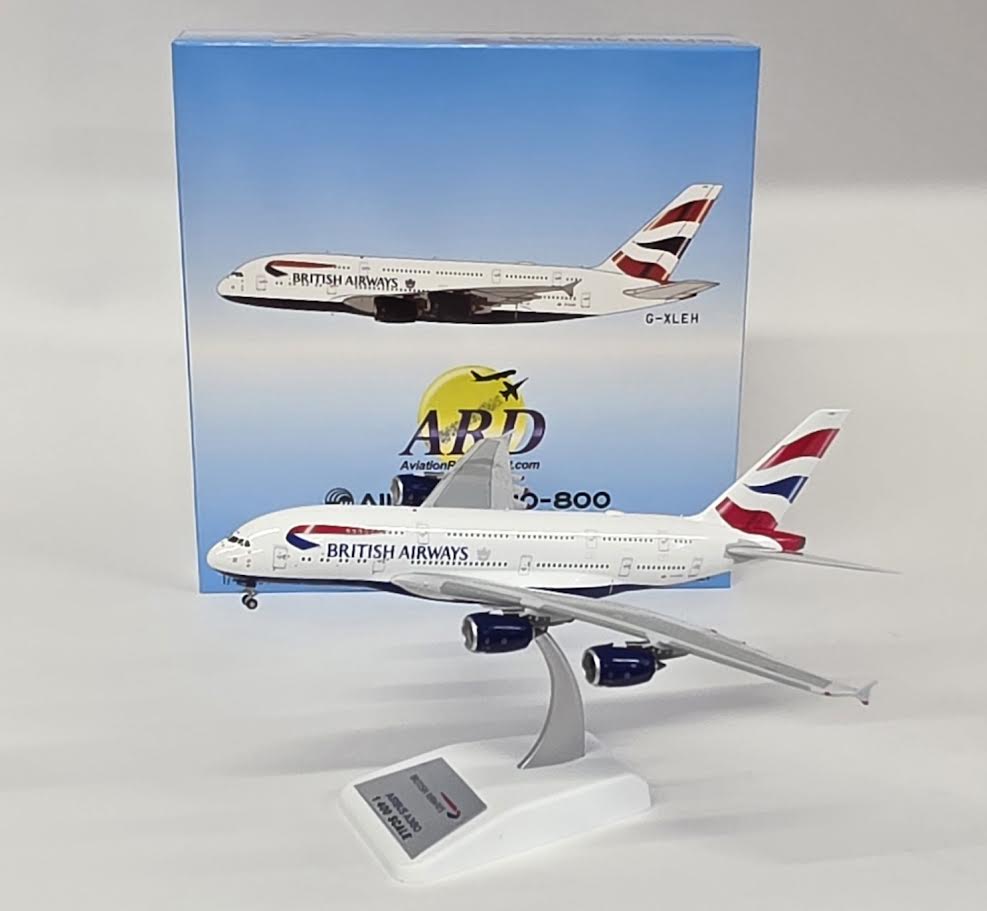 ARD4BA21A | ARD Models 1:400 | Airbus A380 British Airways G-XLEH