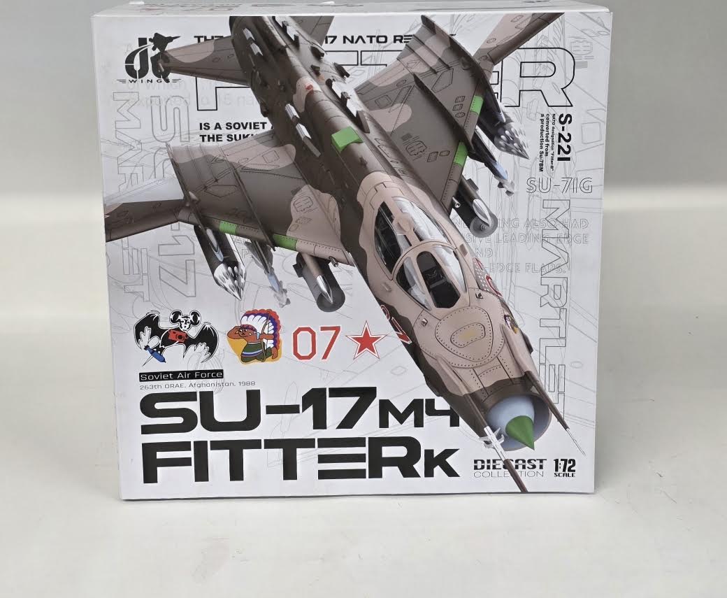 JCW-72-SU20-010 | JC Wings Military 1:72 | Sukhoi SU-17M4 'Fitter K'  Soviet Air Force 233th ORAE Afganistan 1988cal Air Base