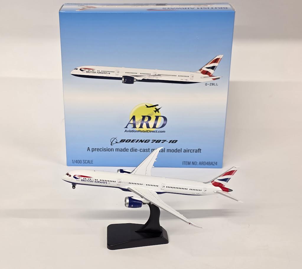 ARD4BA24 | ARD Models 1:400 | Boeing 787-10 British Airways G-ZBLL
