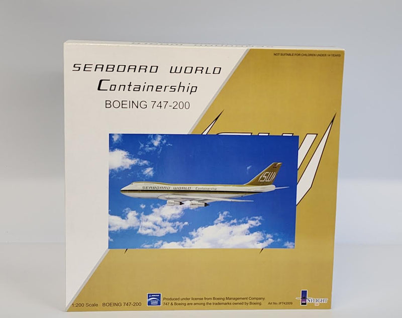 IF742009 | InFlight200 1:200 | Boeing 747-200F Seaboard World Containership N701SW