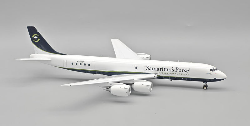 IF872N782SP | InFlight200 | McDonnell Douglas DC-8-72CF Samaritan's Purse N782SP Polished With Stand