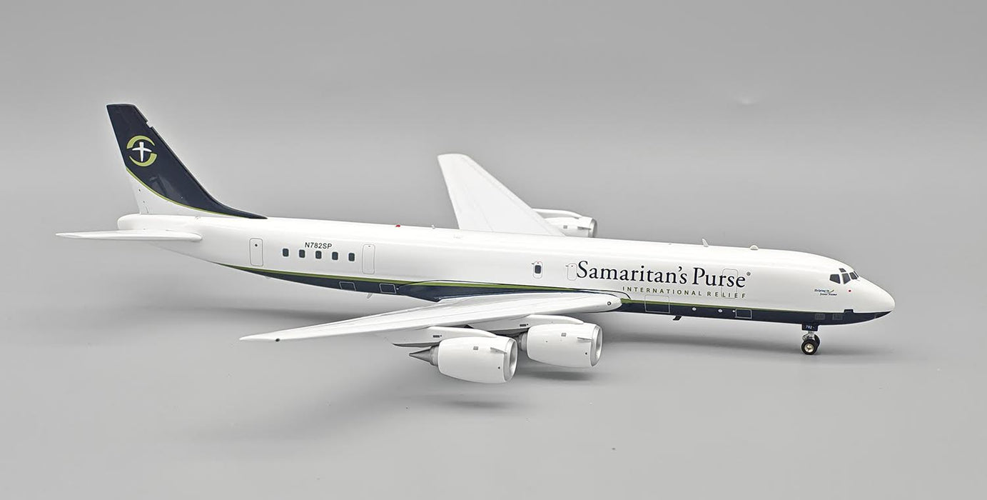 IF872N782SP | InFlight200 | McDonnell Douglas DC-8-72CF Samaritan's Purse N782SP Polished With Stand | is due October 2025
