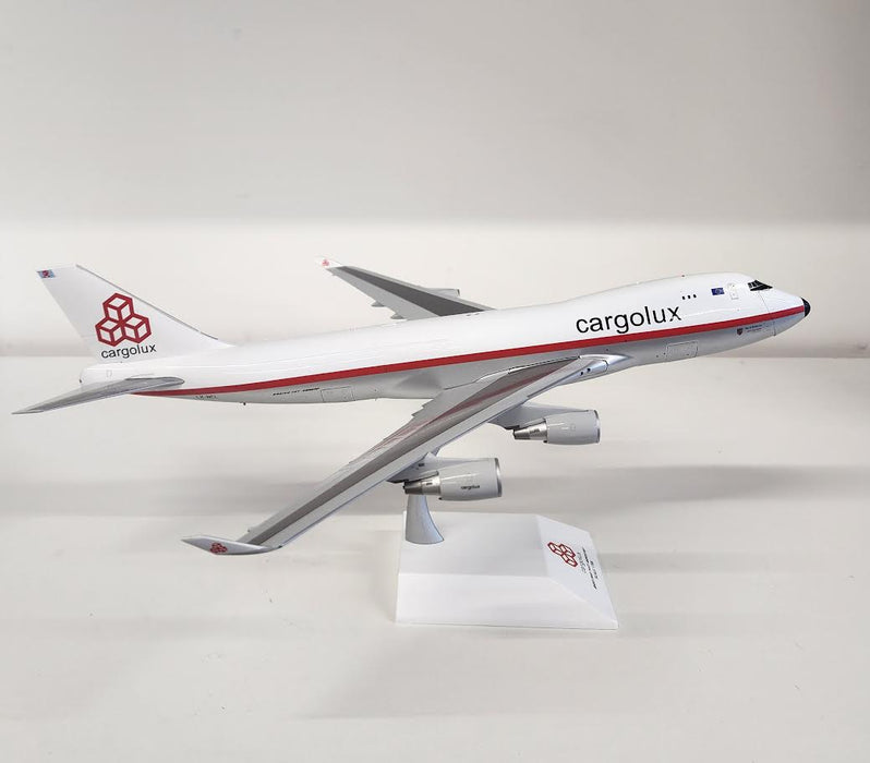 XX20051C | JC Wings 1:200 | Boeing 747-400FER Cargolux retro livery LX-NCL interactive series