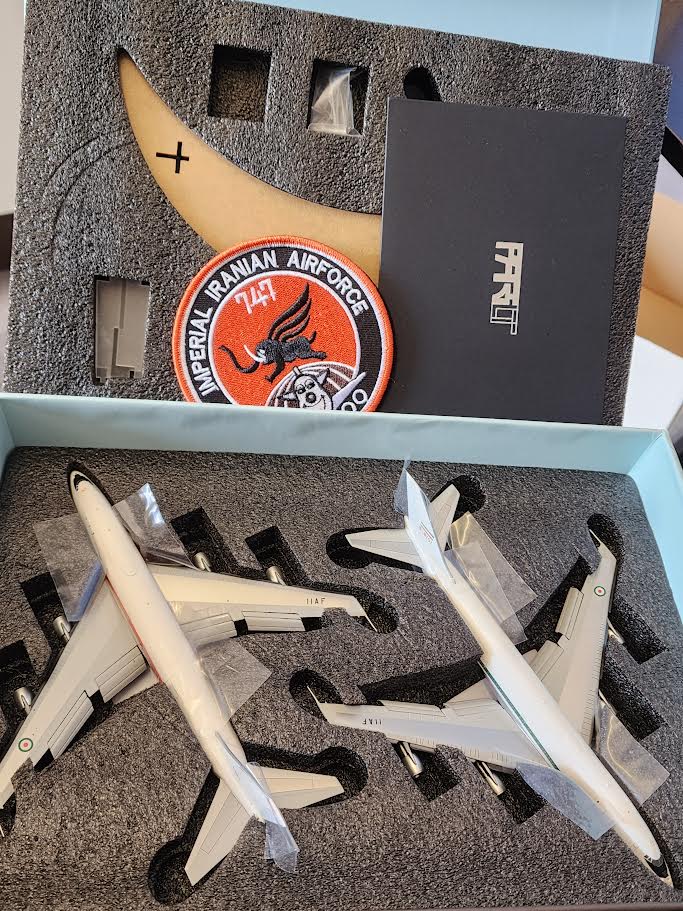 PT-400-016FD & PT-400-017FD | Patriot Models 1:400 | Boeing 747-100 IIAF Twin Pack Flaps Down