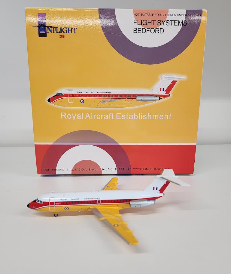 IF111007 | InFlight200 1:200 | British Aerospace BAC-111 Royal Aircraft Establishment XX105 **PRE OWNED**