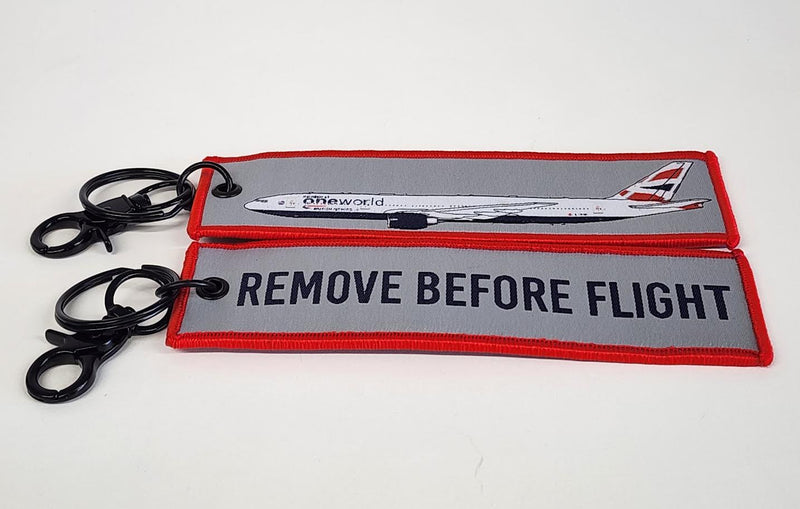 RBFBA7772 | Gifts Key Rings | Remove Before Flight | British Airways 777-200