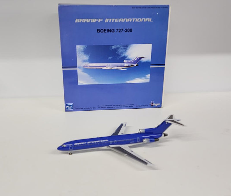 IF722015 | InFlight200 1:200 | Boeing 727-200 Braniff International 'Blue' N8855E