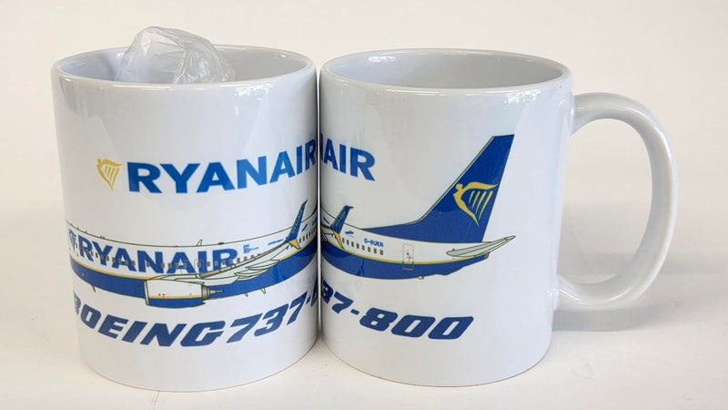MU-Ryan737 | Gifts Mugs | Coffee Mug - Boeing 737-8 Ryanair