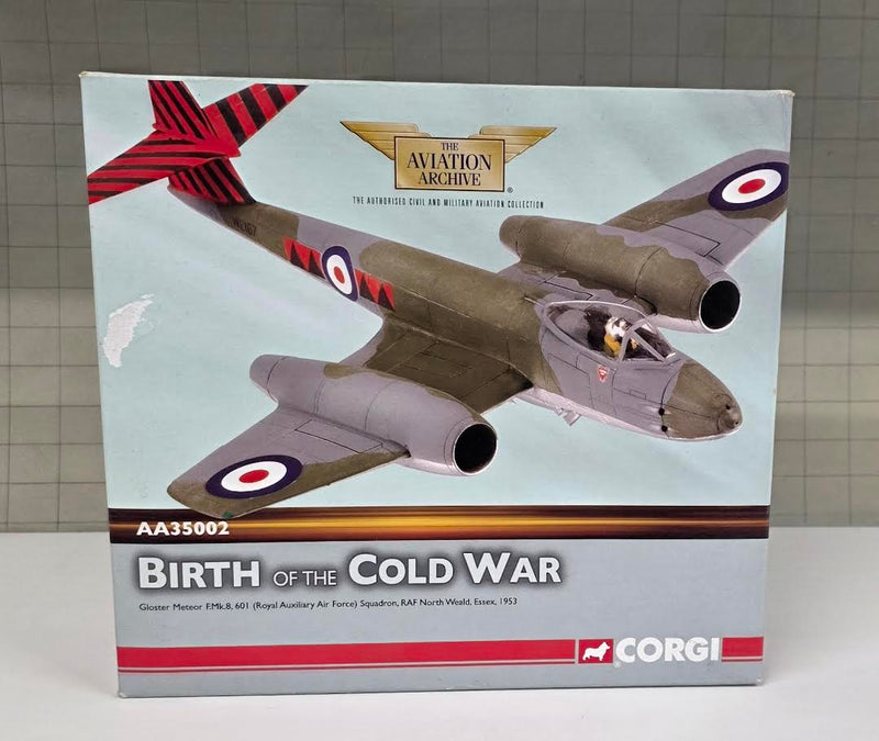 AA35002 | Corgi 1:72 | Gloster Meteor F.Mk.8, 601 (Royal Australian Air Force) Suadron, RAF North Weald, Essex, 1953