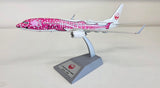 738-06RK | Blue Box 1:200 | Boeing 737-800 JAL Japan Transocean Air JA06RK, 'Sakura Jinbei Livery' (with stand)