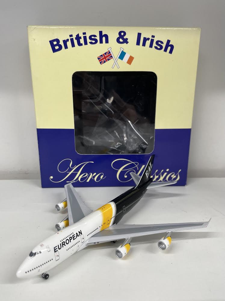 ACGBDXJ | Aeroclassics 1:400 | Boeing 747-200 EAL European Air Charter G-BDXJ **PRE-OWNED**