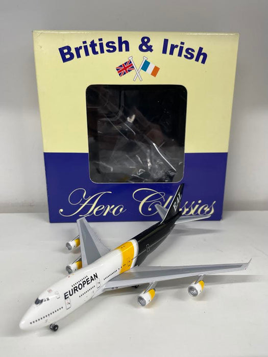 ACGBDXJ | Aeroclassics 1:400 | Boeing 747-200 EAL European Air Charter G-BDXJ **PRE-OWNED**