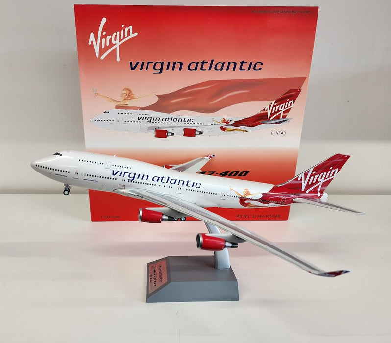 B-744-VR-FAB | Blue Box 1:200 | Boeing 747-400 Virgin Atlantic Airways G-VFAB