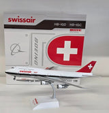 XX20527 | JC Wings 1:200 | Boeing 747-300 Swissair M 700th Anniversary of the Swiss Confederation Polished With Stand HB-IGC