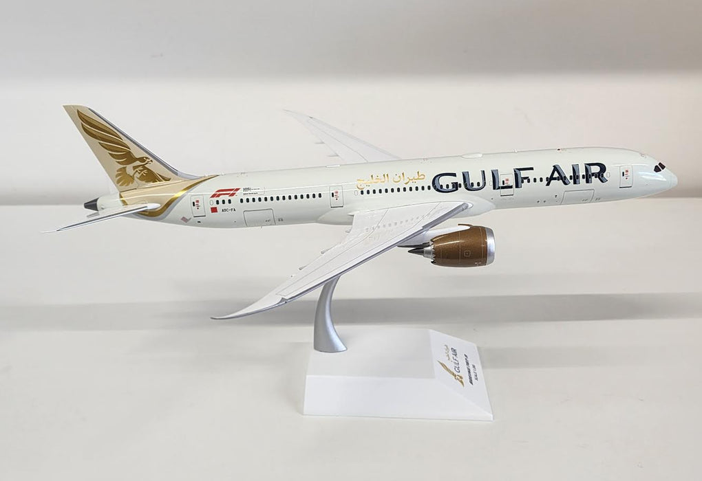 XX2134 | JC Wings 1:200 | Boeing 787-9 Gulf Air A9C-FA (new colours, with stand)