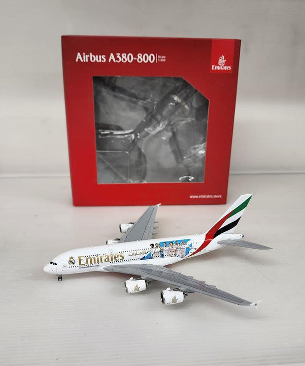 GJUAE1762 | Gemini Jets 1:400 | Airbus A380 Emirates A6-EUG, 'Real Madrid 2018'