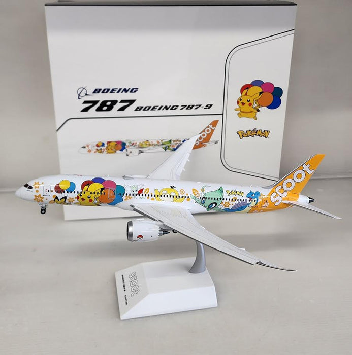 SA2020A | JC Wings 1:200 | Scoot Boeing 787-9 Dreamliner Pokemon Livery Flap Down 9V-OJJ (with Stand)