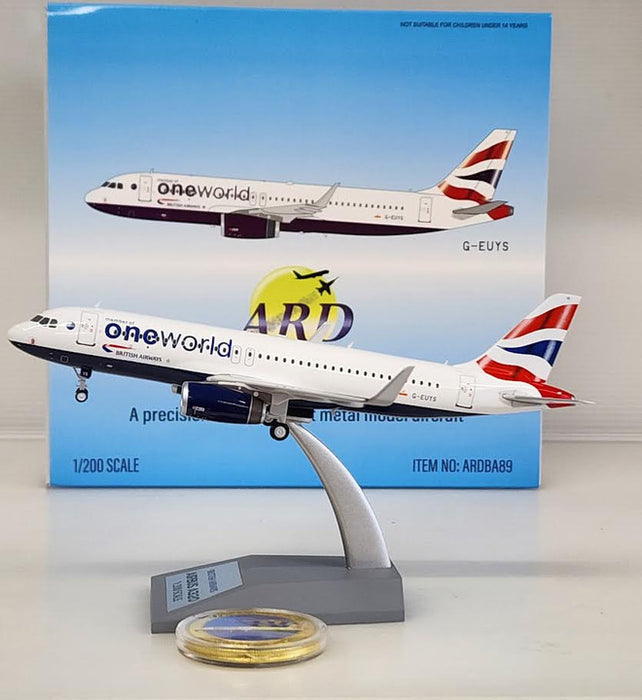 ARDBA89 | ARD Models 1:200 | Airbus A320 British Airways G-EUYS, 'oneworld'