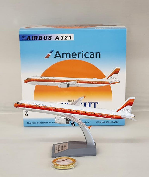 IF321AA582 | InFlight200 1:200 | A321-231 American Airlines/PSA N582UW (with coin and stand)