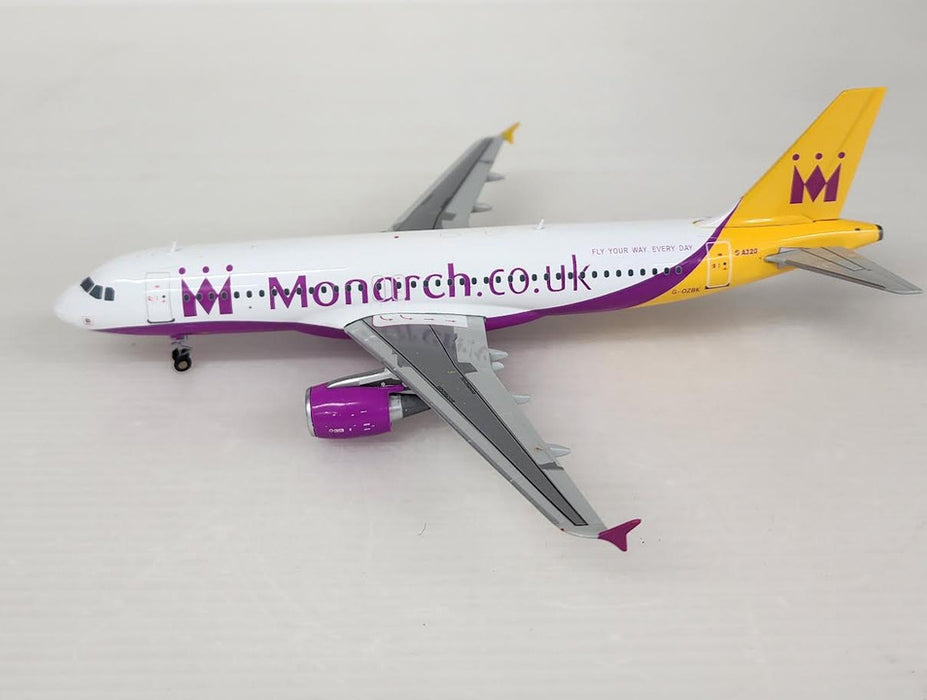 XX2501 | JC Wings 1:200 | Airbus A320 Monarch G-OZBK, 'Purple'