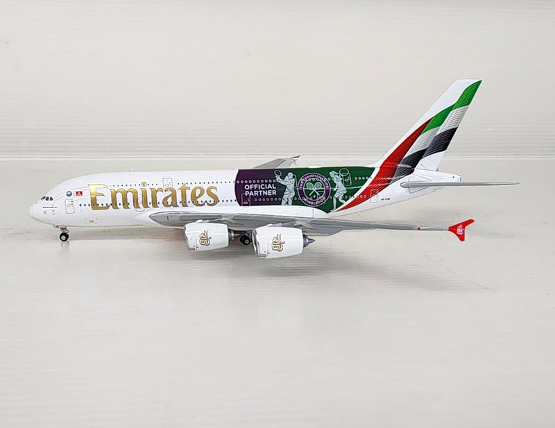 GJUAE2283 | Gemini Jets 1:400 | Airbus A380 EMIRATES A6-EOE WIMBLEDON 2024