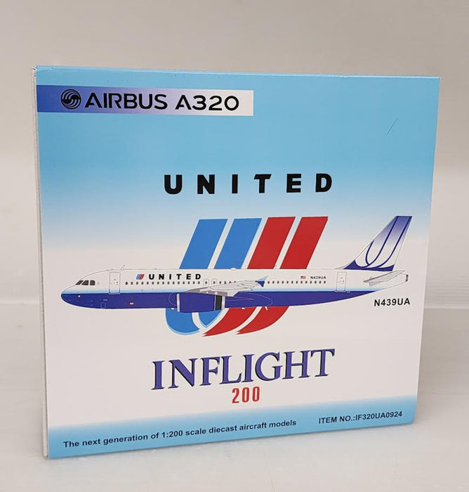 IF320UA0924 | InFlight200 1:200 | Airbus A320 United N439UA (with stand)