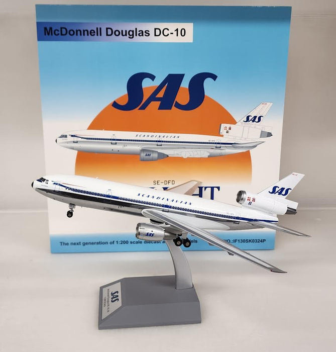 IF130SK0324P  | InFlight200 1:200 | DC-10-30 SAS SE-DFD Polished with stand