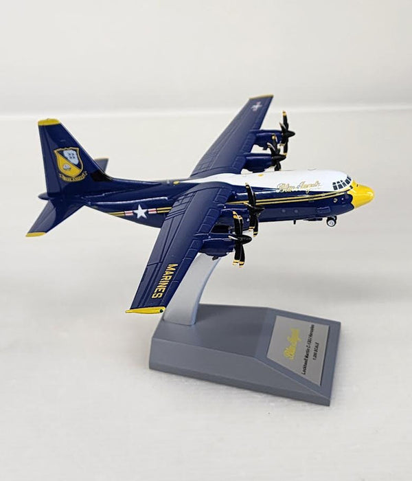 B-130-BA-170 | Blue Box 1:200 | C-130J Hercules US Marines Blue Angels 170000 (with stand)