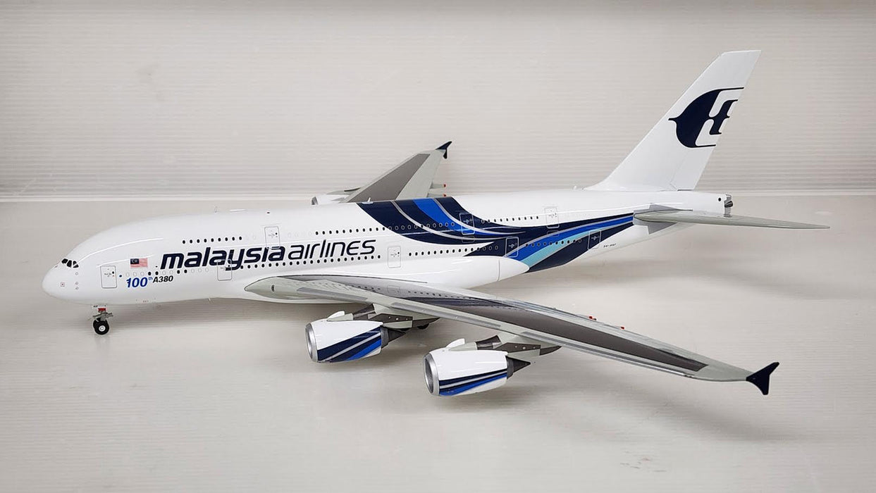 XX2592 | JC Wings 1:200 | Airbus A380 Malaysia Airlines 9M-MNF, '100th A380'