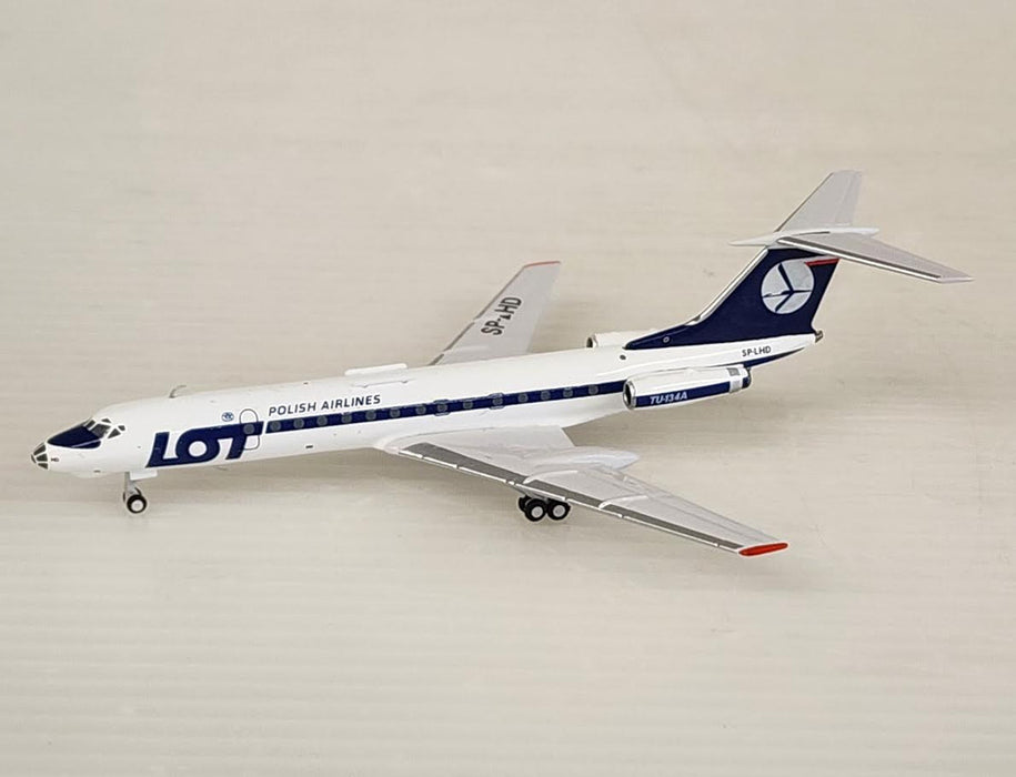 PM62412 | Panda Models 1:400 | Tupolev TU-134A LOT-Polish Airlines SP-LHD